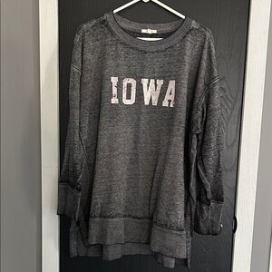 Maurices Charcoal Knit Tunic Top